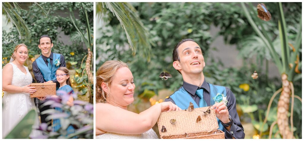 Aiden Laurette Photography | A Romantic Wedding at the Butterfly Conservatory