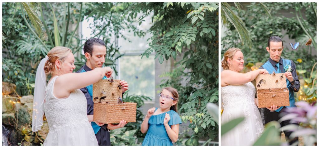 Aiden Laurette Photography | A Romantic Wedding at the Butterfly Conservatory