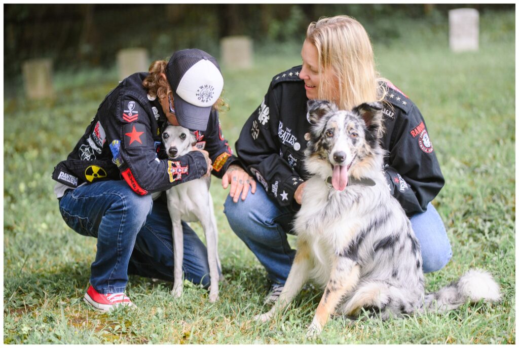 Aiden Laurette Photography | couple poses with their dogs