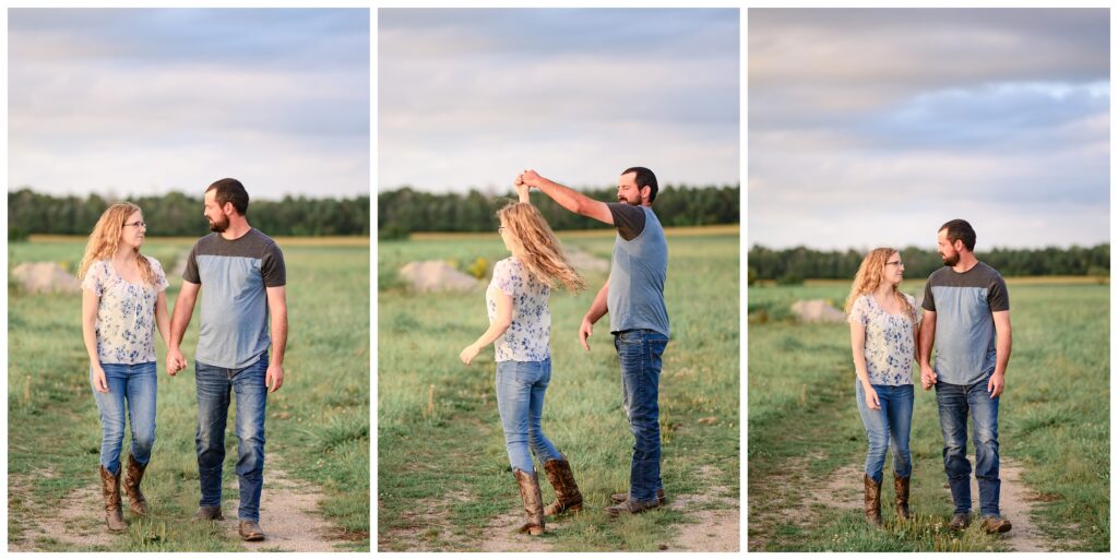 Aiden Laurette Photography | A Farm Engagement Session in Goderich