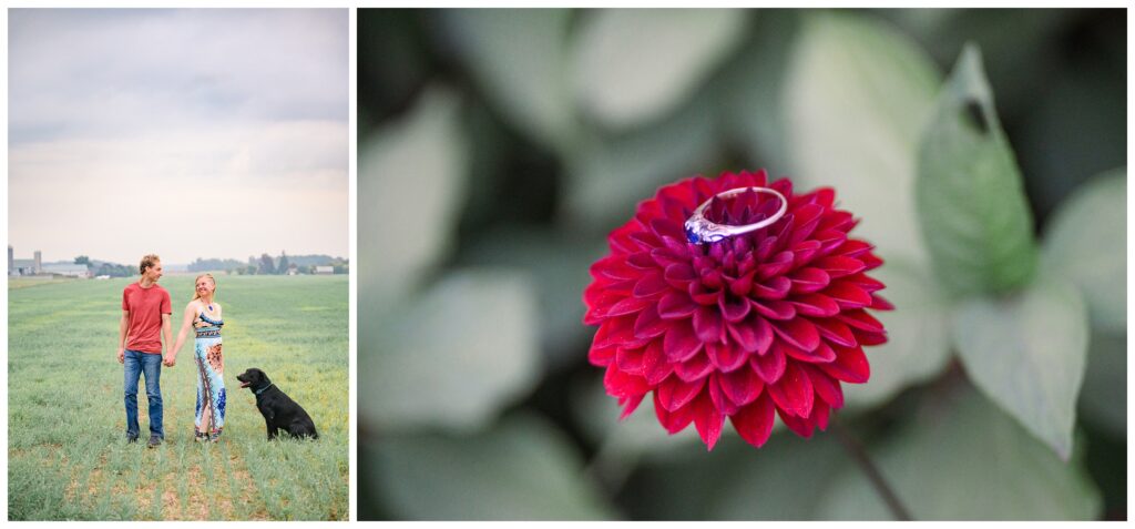 Aiden Laurette Photography | wedding ring close up