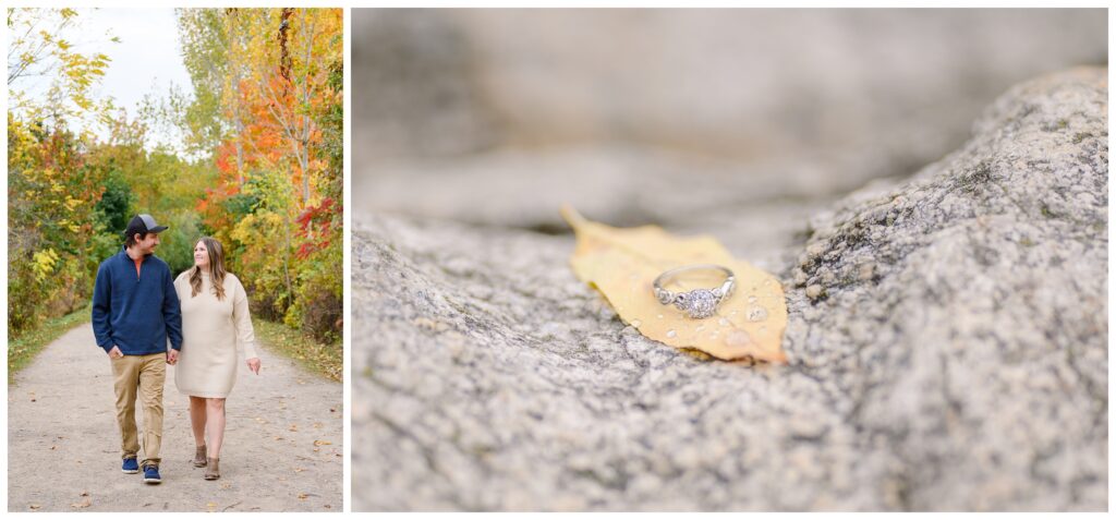 Aiden Laurette Photography | close up shot of engagement ring